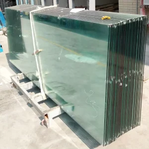 CE Certified Tempered Building Glass Door For Bathroom Exterior Solar Dining Living Space Chinese Supplier