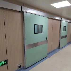 CE Standard Automatic Hermetic Steel Sliding Door for Clean Room with Finished Surface