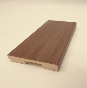CPL Laminated WPC Door Casing Moulding Skirting Line with Customizable Colors for Hotel