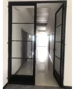 Casement Swing Door Steel Frame Glass Interior Exterior Door