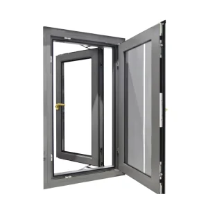 Casement Window Entry Door Tempered Glass for Hurricanes Security Screen Type Fiberglass Swing Aluminum Alloy Steel