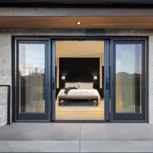 Certified Hurricane Resistant Full View Slim Energy Efficient Aluminum Double Tempered Glass Lift Sliding Door Modern Interior