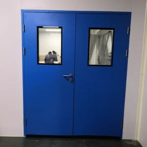 Certified Modern Stainless Steel Hospital Operating Room Security Door Fire-Rated Push-Pull Swing Rolling Fire Prevention