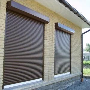 China Manufacturer Electric Aluminum Roller Shutter Window Door