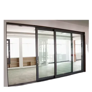 China Suppliers Sliding Sound Insulation Farmhouse Design Glass Exterior Interior Doors