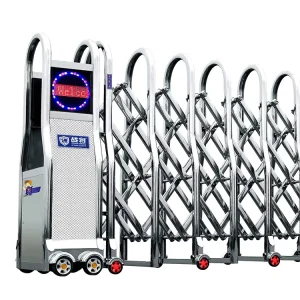 Chinese Manufactured Stainless Steel Retractable Gate with Remote Control and Automatic Sliding for Schools