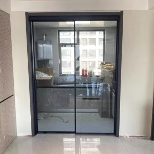 Chinese Supplier Aluminum Alloy Frame Swing Glass Shower Door for Bathroom, Waterproof