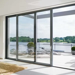 Chinese Top Supplier Customized Aluminum Frame Frosted Glass Sliding Door Triple Internal Sliding Glass Doors for Houses
