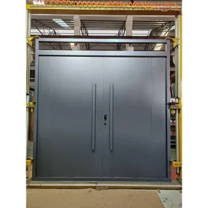 Classic Reinforced Cast Aluminum Door Hotel Lobby Single Leaf CE Certified Residential