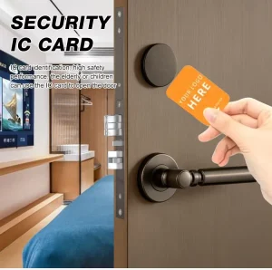 Classical Style Zinc Alloy Split Hotel Smart Lock RFID Card Access Lock for Boutique Hotel Serviced Apartment Projects