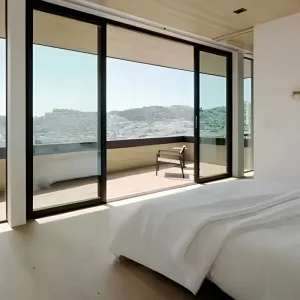Clear Tempered Glass Sliding Door Panel for Household Balconies and Interior Use