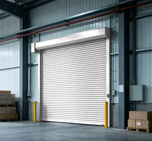 Color Coated Steel Insulated Roller Shutter Energy Efficient Automatic Rolling Gate for Retail Warehouse Shop