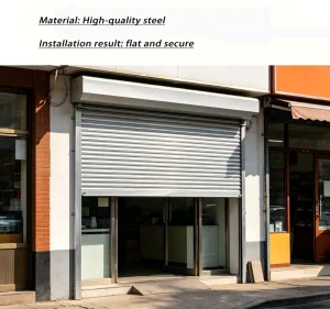 Color Steel Insulated Rolling Shutter Wind Resistant Thermal Insulation Door for Self-Built House Garage