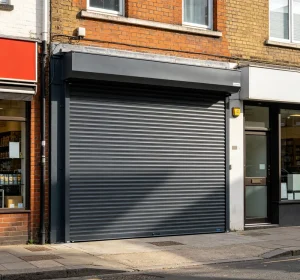 Color Steel PU Core Insulated Wind-Resistant Commercial Garage Roll-Up Door