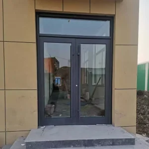 Commercial Aluminum Door with Heavy-Duty Thermal Break Slim Frame, Tempered Glass, Waterproof Exterior Entry