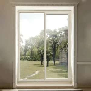 Commercial Aluminum-Framed Vinyl Sliding Glass Door for Patio/Balcony, Hotel/Villa
