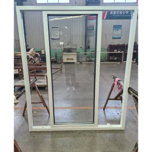 Commercial Fiberglass Sliding Glass Door Sound-Insulating with External Flyscreen