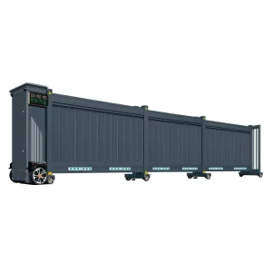 Commercial Industrial Electric Telescopic Sliding Gate, Straight-Line Translation