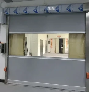 Commercial Intelligent PVC Fast Rolling Shutter Door for Garage and Industrial Use