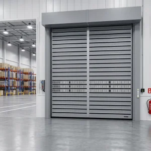 Commercial Steel Spiral Rolling Entrance Door, Windproof