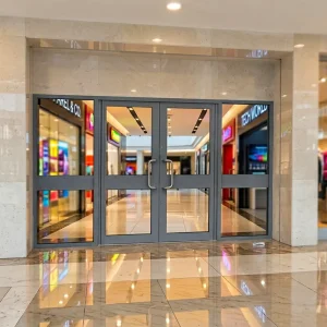 Commercial Thin Bifolding Aluminum External Doors and Windows