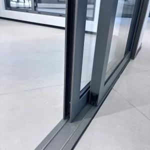 Commercial grade Aluminum Sliding Glass Doors with Thermal Insulation for Villas Bedroom Balcony Garden Stackable Design