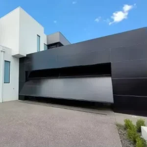 Custom Aluminum One-Piece Overhead Tilt-Up Garage Door