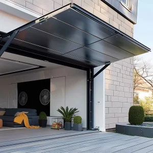 Custom Aluminum Skin Insulated Hydraulic One-Piece Doors