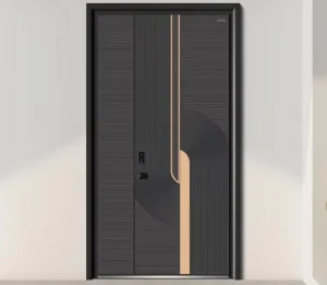 Custom Carved Aluminum Entry Door