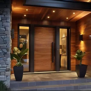 Custom Cast Aluminum Alloy Door Any Size Shape Color and Pattern for Villa Mansion Hotel Project