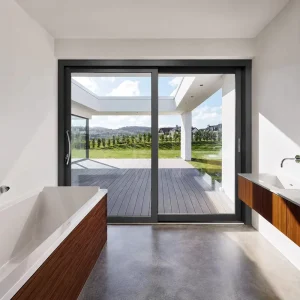 Custom Energy-Efficient Interior Balcony Aluminum Glass Sliding Door