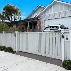 Custom European Style Modern Sliding Aluminum Courtyard Gate for Garden or House