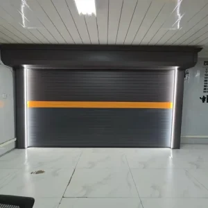 Custom Insulated Aluminum Automatic or Manual Roll-Up Security Garage Door for Villa Manufacturer