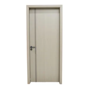 Custom-Made Solid Wood Sliding Security Door Durable Waterproof for Bedroom Hotel Apartment