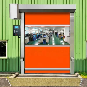 Custom Metal Motorized Roll-Up Roller Shutter Door with Automatic Wind and Sand Resistance