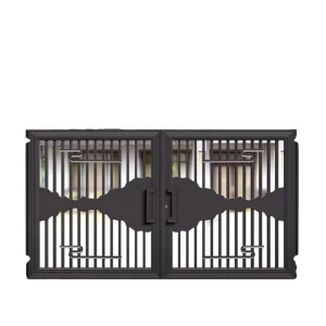 Custom Minimalist Aluminum French-Style Swing Door with Anti-Corrosion Finish
