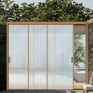 Custom Modern Double Glazing Tempered Glass Sliding Partition Kitchen Patio Door Commercial Aluminum for Interior for Hospitals