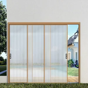 Custom Modern Double Glazing Tempered Glass Sliding Partition Kitchen Patio Door Commercial Aluminum for Interior for Hospitals