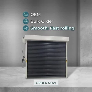 Custom Modern Electric Folding Security Rolling Shutter Garage Door for Indoor or Outdoor Installation