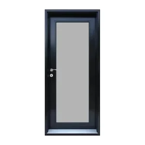 Custom Modern French Interior Aluminum Glass Casement Swing Door for Garden