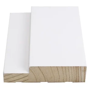 Custom Modern Interior Pine Door Frame Casing Molding White Painted Primed for Doors and Windows