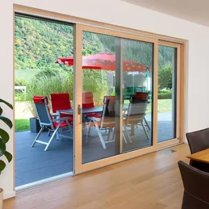 Custom Modern Patio AS2047 Australia Standard Lift Slide Glass Front Wooden Door