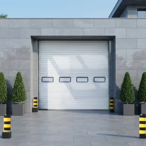 Custom Modern Turbo Quick Roll-Up Garage Door for Vehicle Entrance Smart Exterior Wall Spiral Speed Door