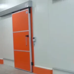 Custom Non-Standard Sliding Door with Insulated Airtight Design for Industrial Cold Storage and Workshops