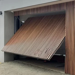 Custom One-Piece Tilt-Up Insulated Steel and Aluminum Alloy Overhead Garage Door for Home Garage