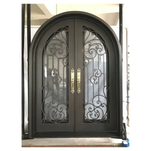 Custom RAL Color Iron Entrance Door for Residential Projects