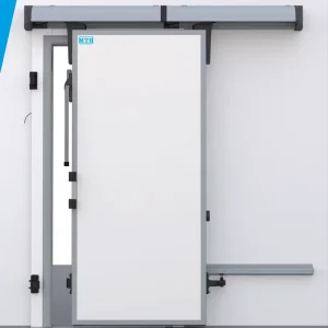 Custom-Size Airtight Thermal-Insulated PU Sandwich Panel Sliding Door for Commercial Chiller Rooms and Walk-In Freezers