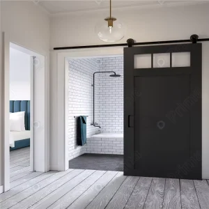 Custom-Size Arched Barn Door for Villa Entryways