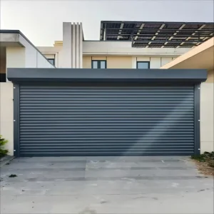 Custom-Size Automatic Aluminum Alloy Roller Shutter Door for Commercial Shops, Garages, and Warehouses