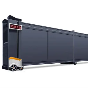 Custom Size Automatic Electric Telescopic Section Sliding Gate with Linear Translation for Factory Park Enclosures